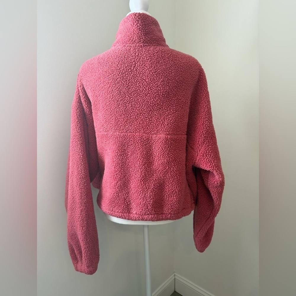 Before You Size S Cozy Pink Fleece Pullover - Picture 5 of 12